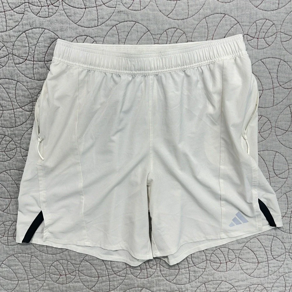 adidas HIIT Workout Heat.RDY Shorts Chalk White IS3733 / Mens Large